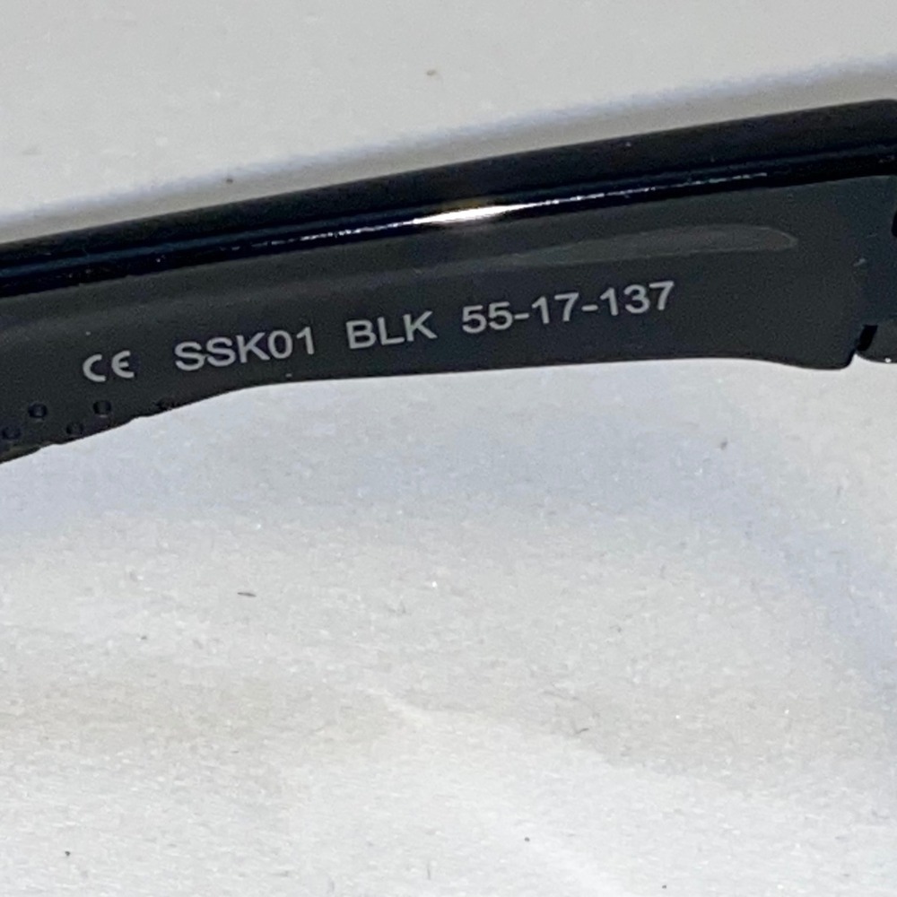 MF SSK01 BLK RX Polarized UV400 Sunglasses Mens Womens Black Sport Wrap - Picture 8 of 9